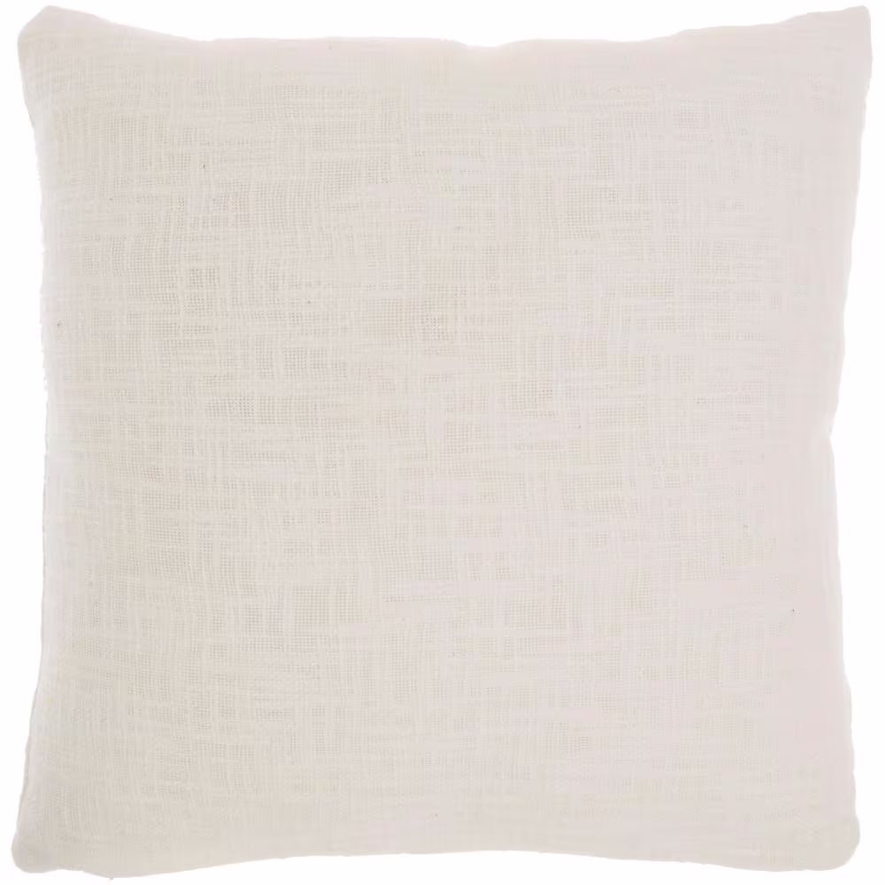 Mina Victory Lifestyles Hot Pink Geometric 18 in. x 18 in. Throw Pillow