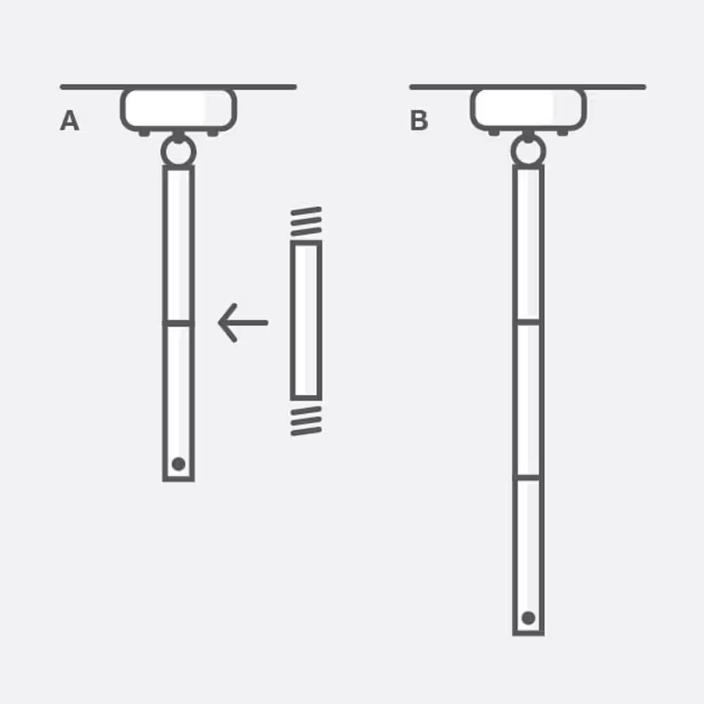 Generation Lighting Barn Light 14 in. 1-Light Matte Black Exterior Outdoor Hanging Pendant Light with LED Light Bulb Included