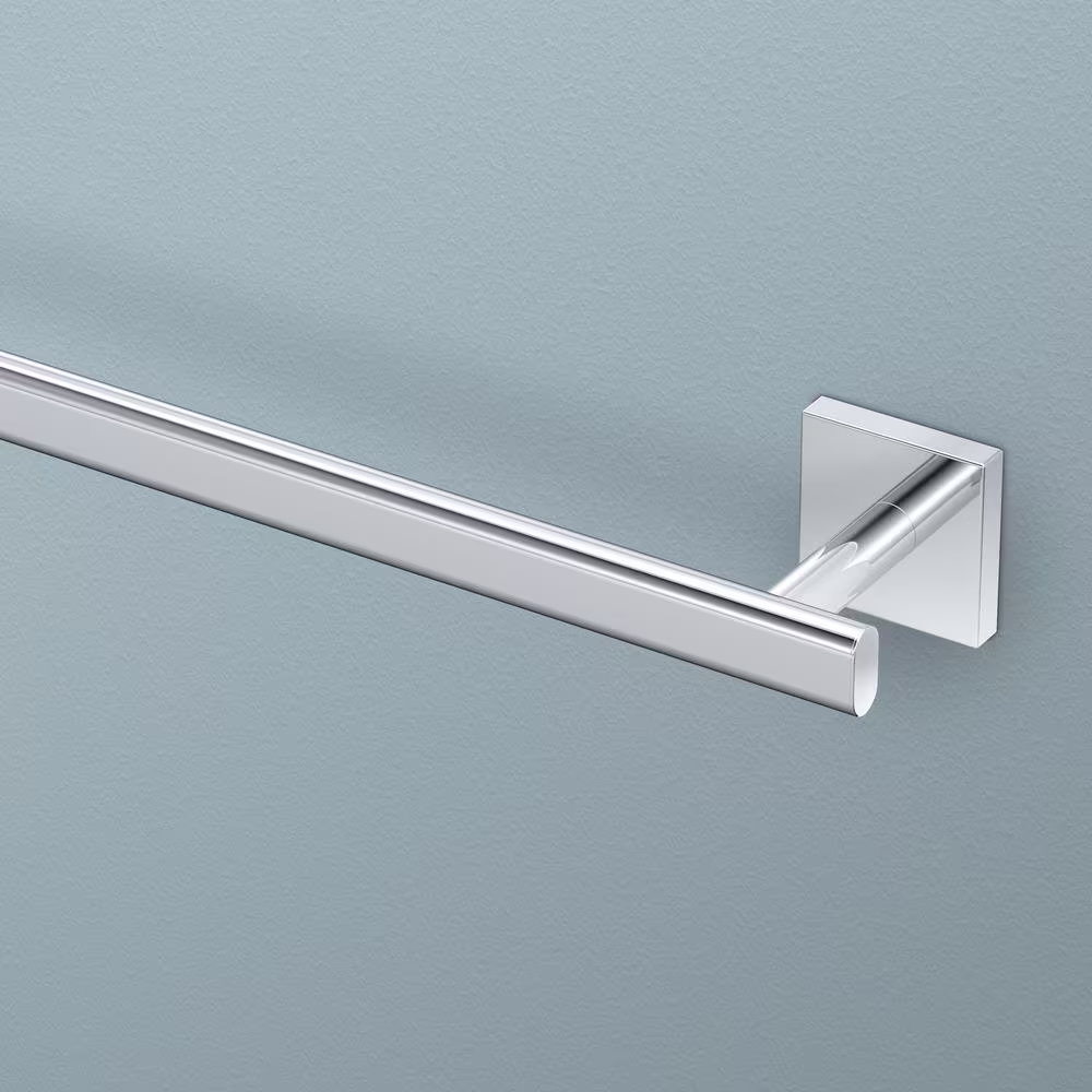 Gatco Form 24 in. Towel Bar in Chrome