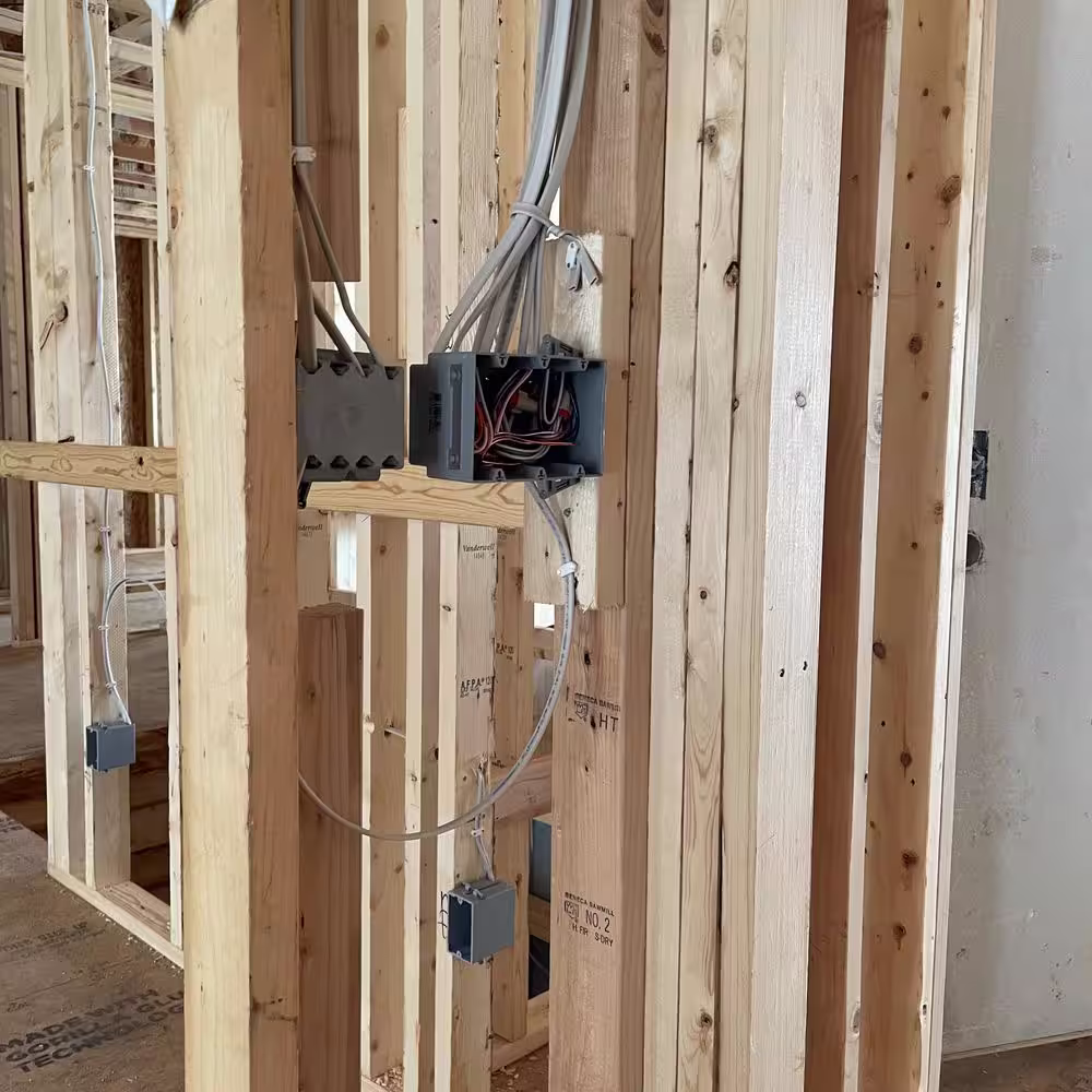 Legrand Pass & Seymour Slater New Work 2 Gang 35 Cu. In. Plastic Screw Mount Steel Stud Box with Quick/Click