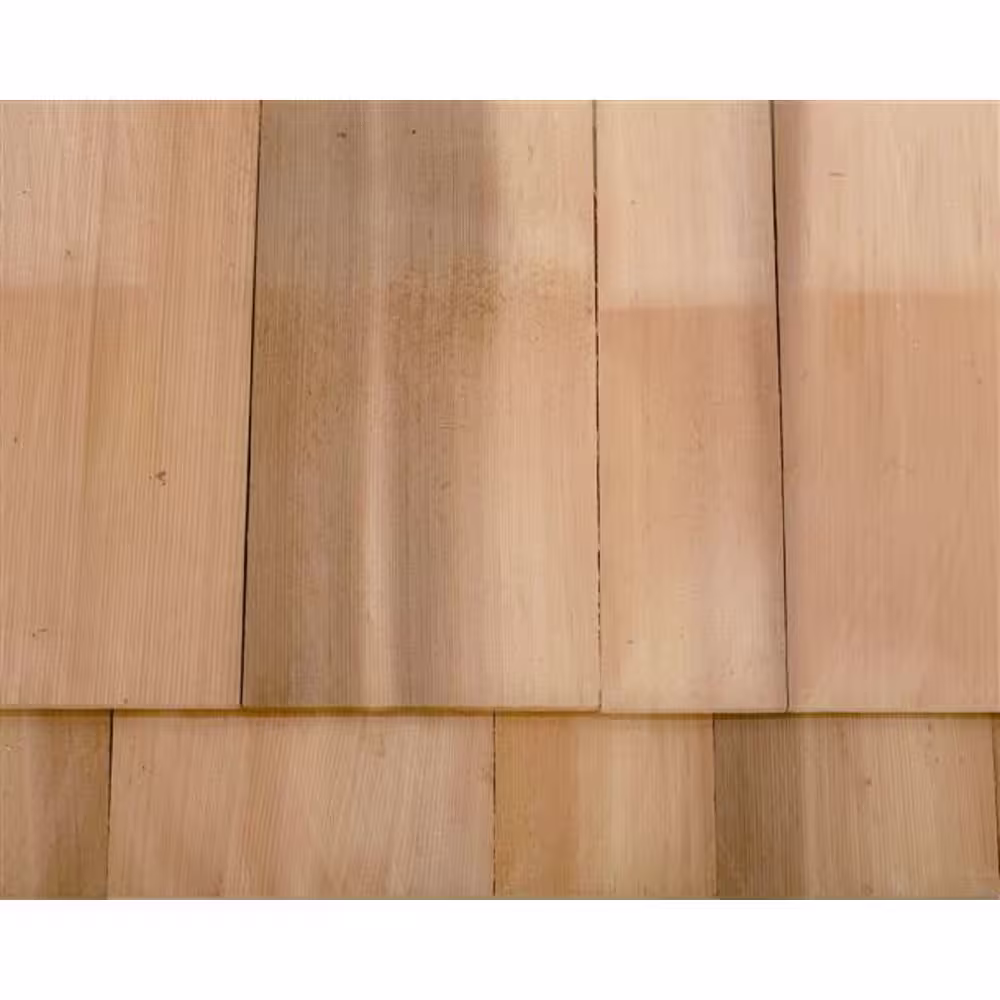 None 5 in. x 16 in. Eastern White Cedar Kiln Dried Wall Grade Architectural Shingles