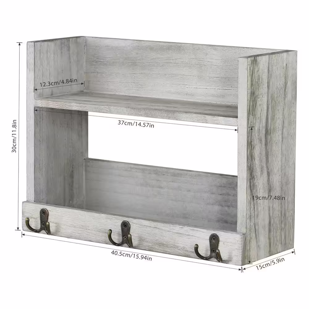 None Olive Green Floating Shelves Wall Mounted Storage Shelves for Kitchen Bathroom