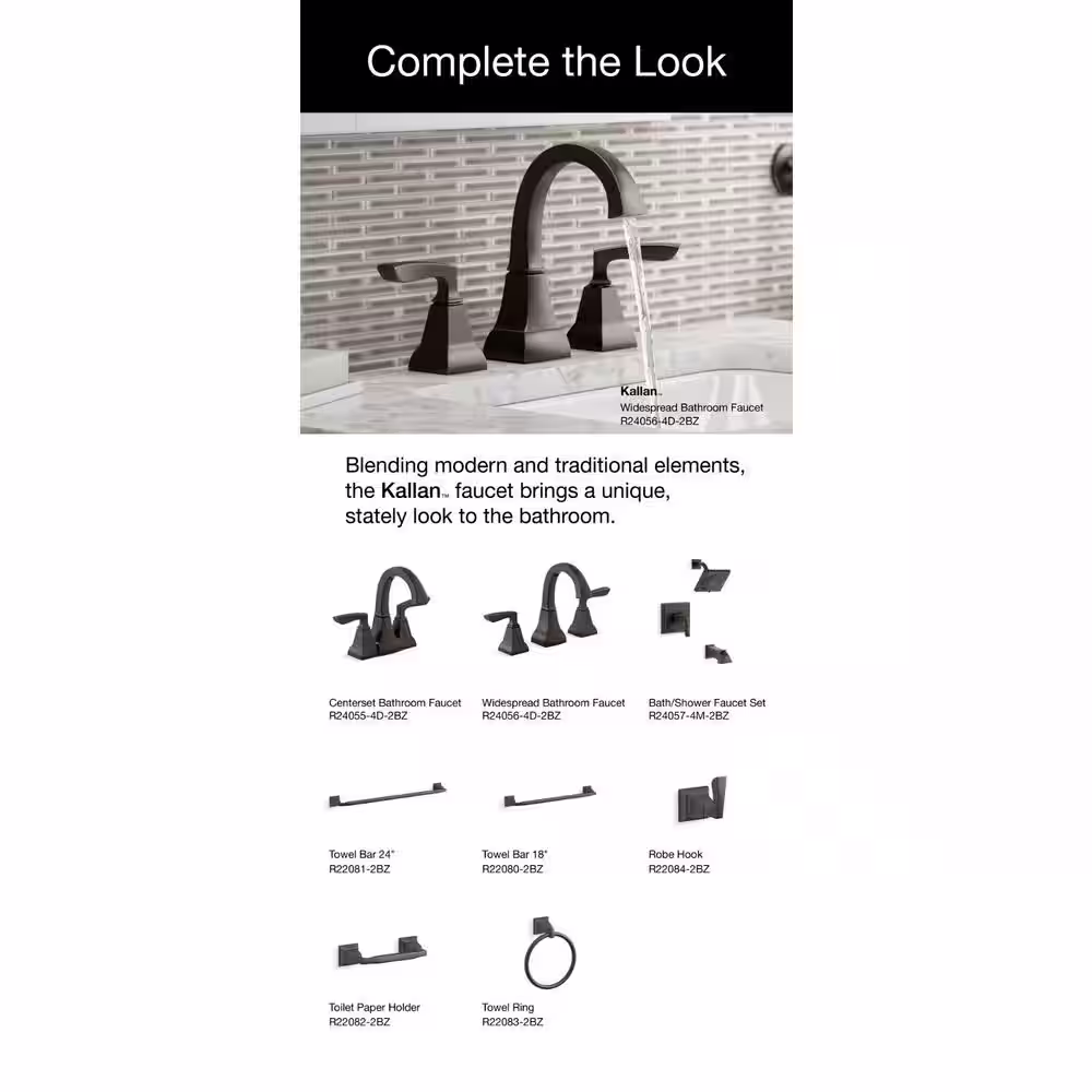 KOHLER Kallan 24 in. Towel Bar in Oil-Rubbed Bronze