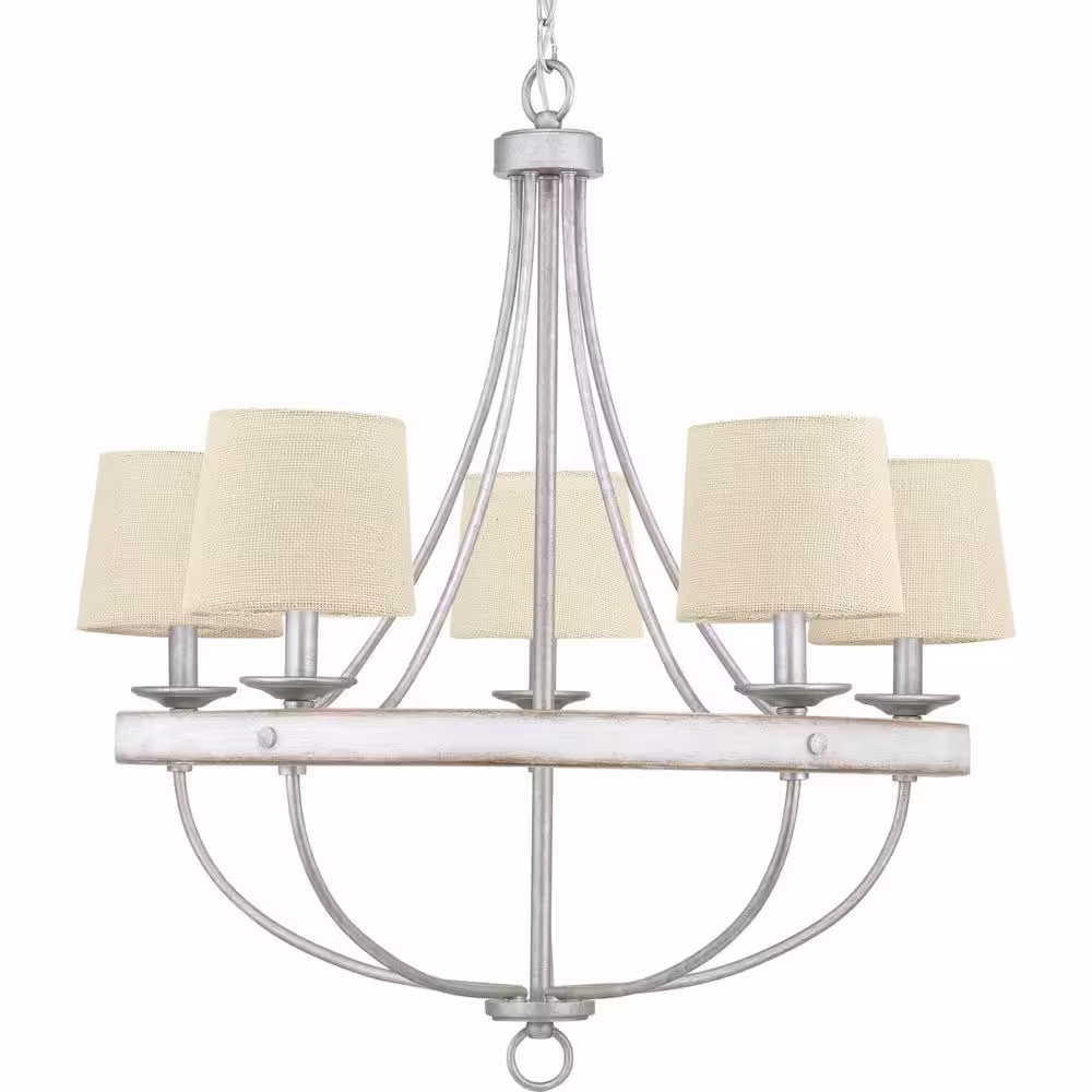 Progress Lighting Natural Burlap Accessory Shade