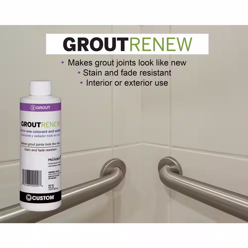 Custom Building Products Polyblend #145 Light Smoke 8 oz. Grout Renew Colorant