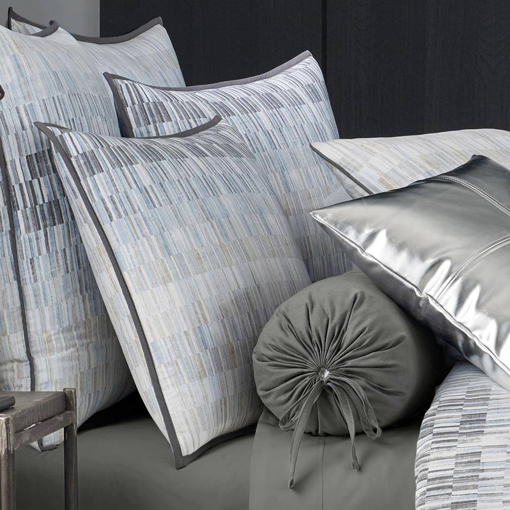 None Fulton Teal Standard Sham