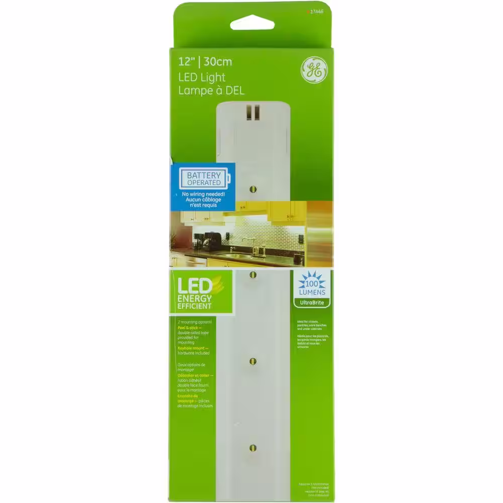 GE 12 in. LED Wireless Under Cabinet Light