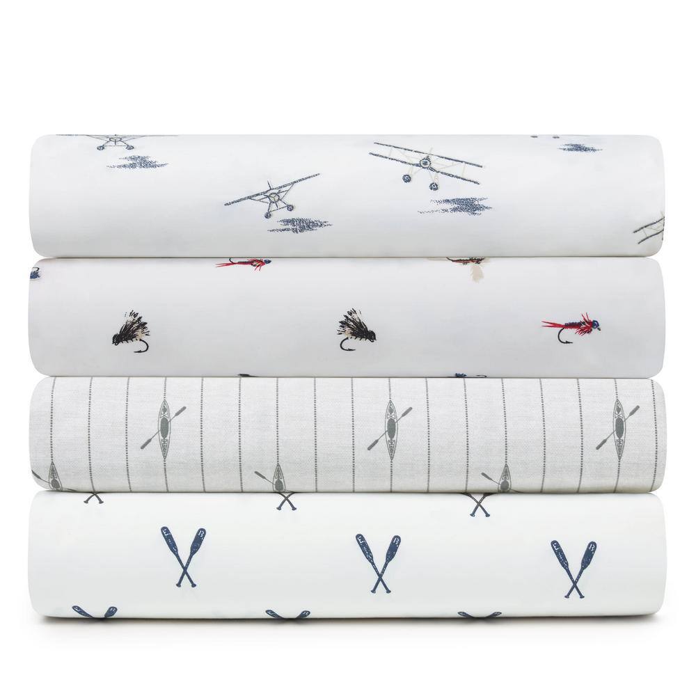 EDDIE BAUER ED 200-Thread Count Cotton Sheet Set