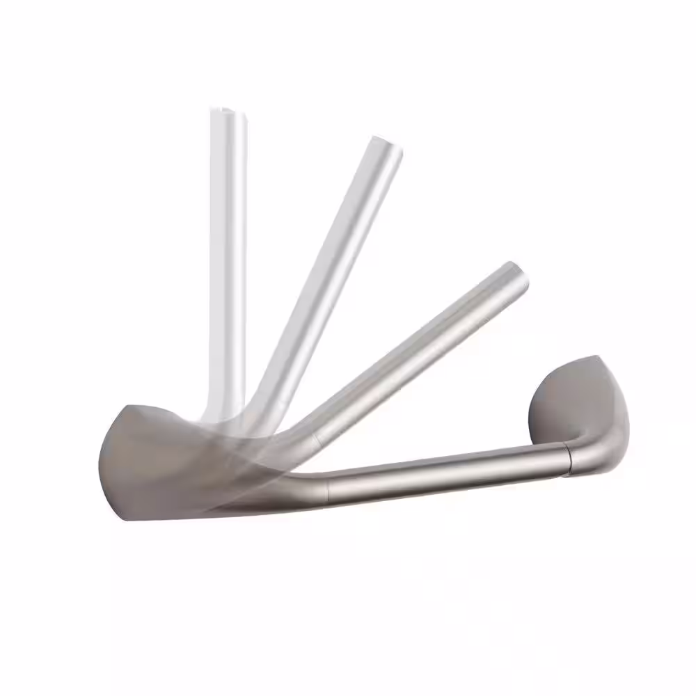 KOHLER Alteo Pivoting Double Post Toilet Paper Holder in Vibrant Brushed Nickel