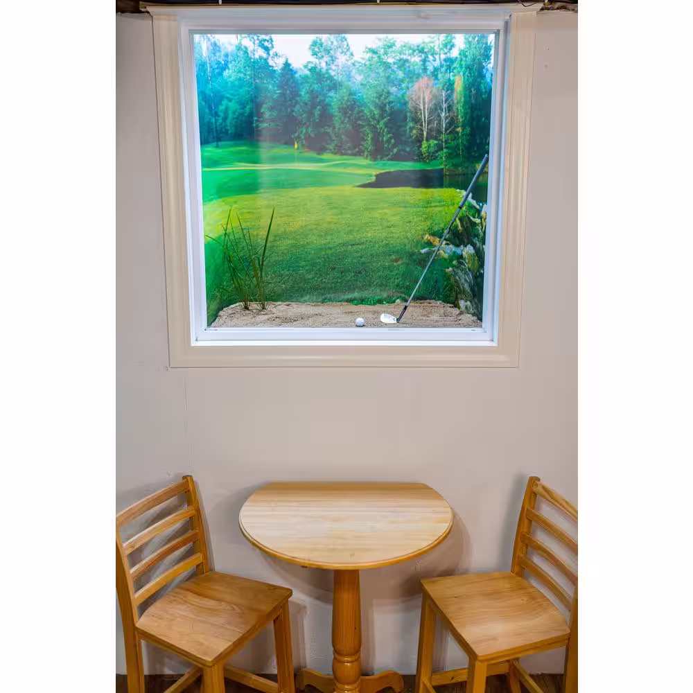 Biggies Tree View - Weather Proof Scene for Window Wells or Wall Mural - 120 in. x 60 in